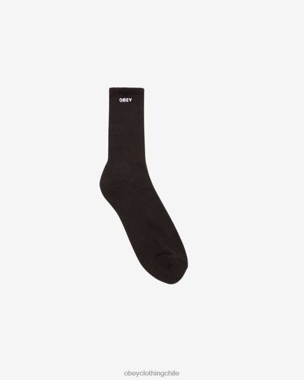 accesorios 40VX480 hombres calcetines atrevidos OBEY negro