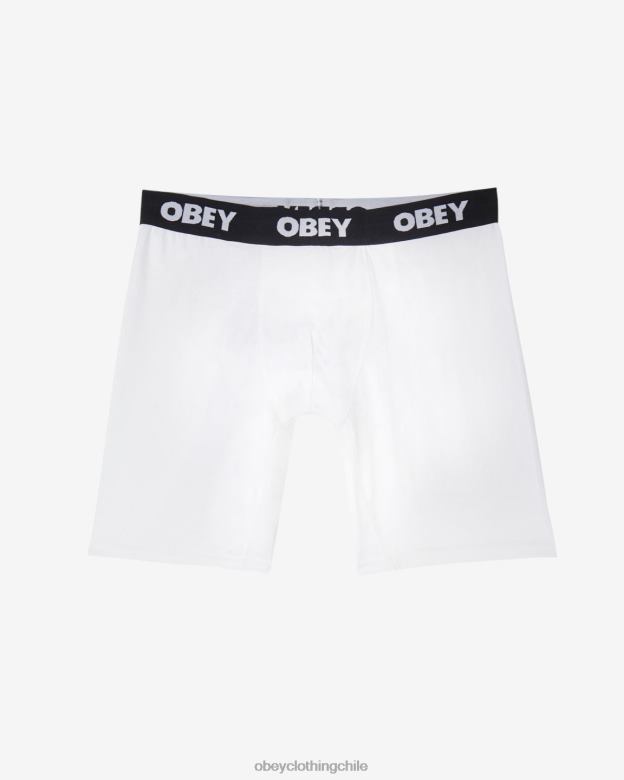 accesorios 40VX489 hombres boxers de trabajo estándar (paquete de 2) OBEY blanco