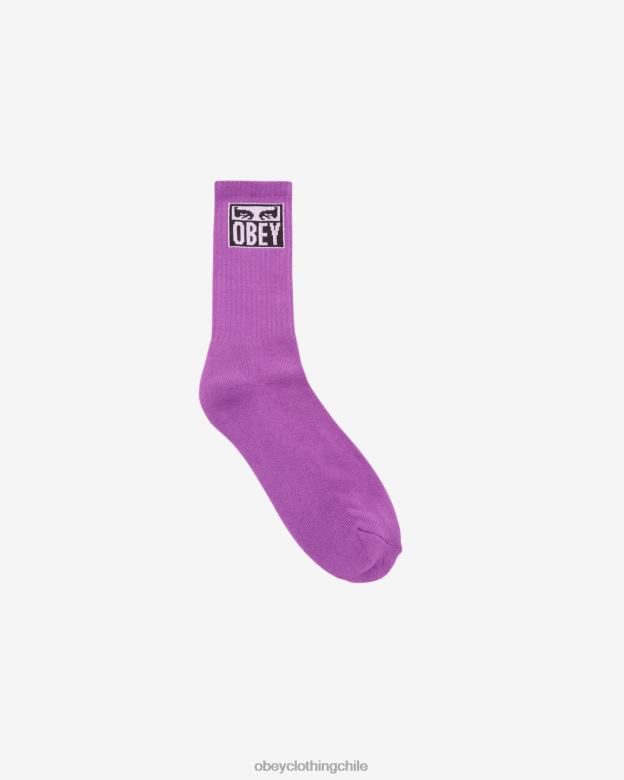 accesorios 40VX490 hombres icono de ojos calcetines OBEY baya de gota