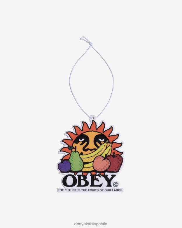 accesorios 40VX499 hombres ambientador de frutas OBEY blanco multicolor