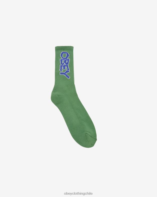 accesorios 40VX503 hombres calcetines sin conexión OBEY hoja de palma