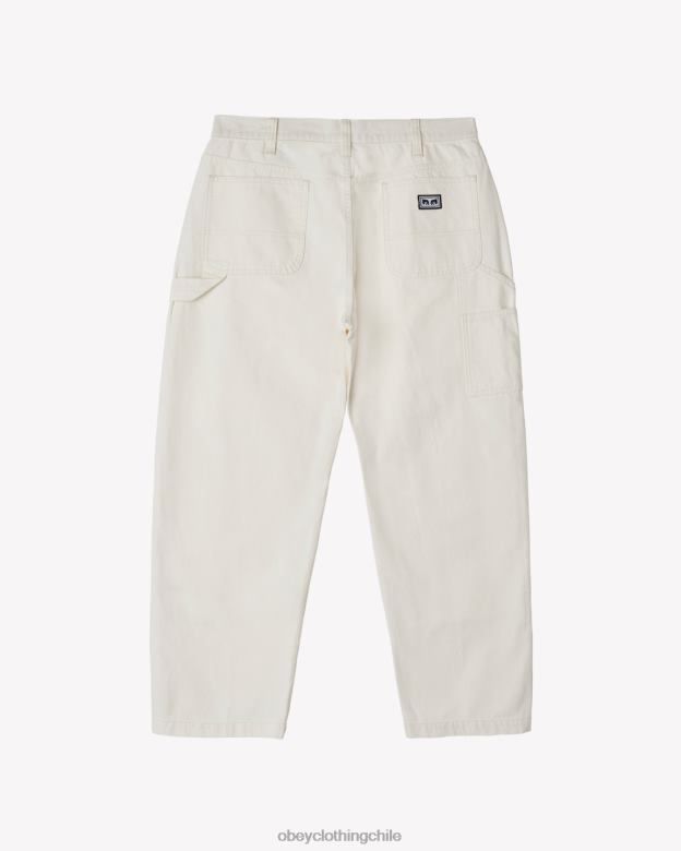 ropa 40VX17 hombres pantalones de sarga con doble rodilla big timer OBEY sin blanquear