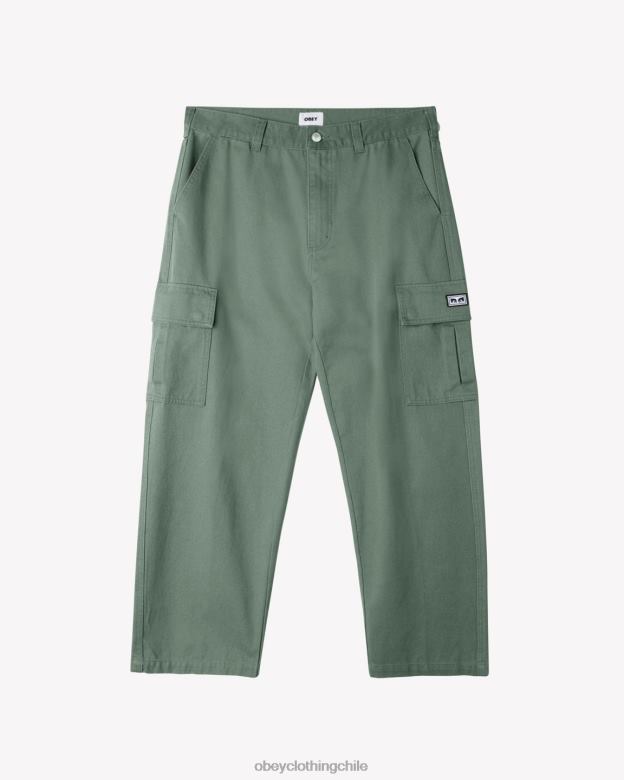 ropa 40VX19 hombres pantalones cargo bigwig baggy de sarga OBEY corona de laurel