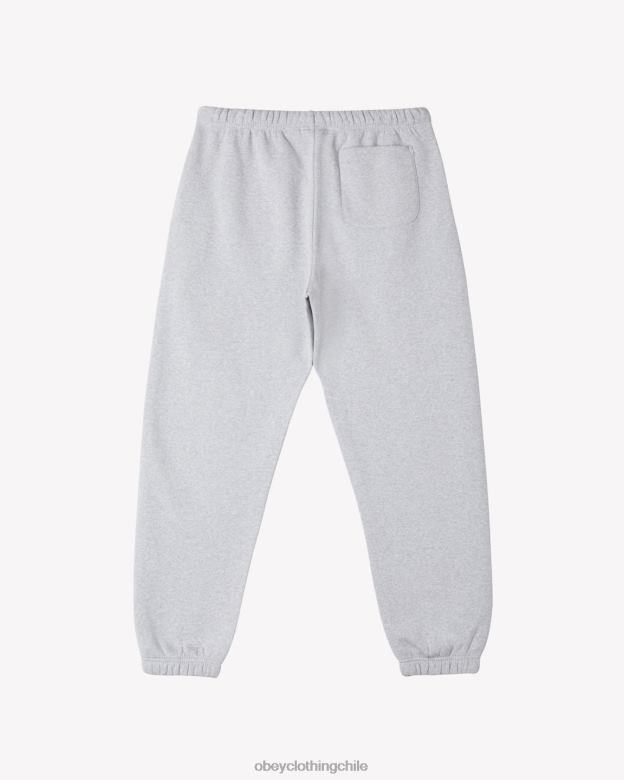 ropa 40VX23 hombres est. funciona con pantalones deportivos atrevidos OBEY gris ceniza