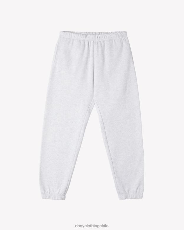 ropa 40VX25 hombres est. trabaja ojos pantalón deportivo OBEY gris ceniza