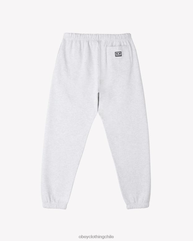 ropa 40VX25 hombres est. trabaja ojos pantalón deportivo OBEY gris ceniza
