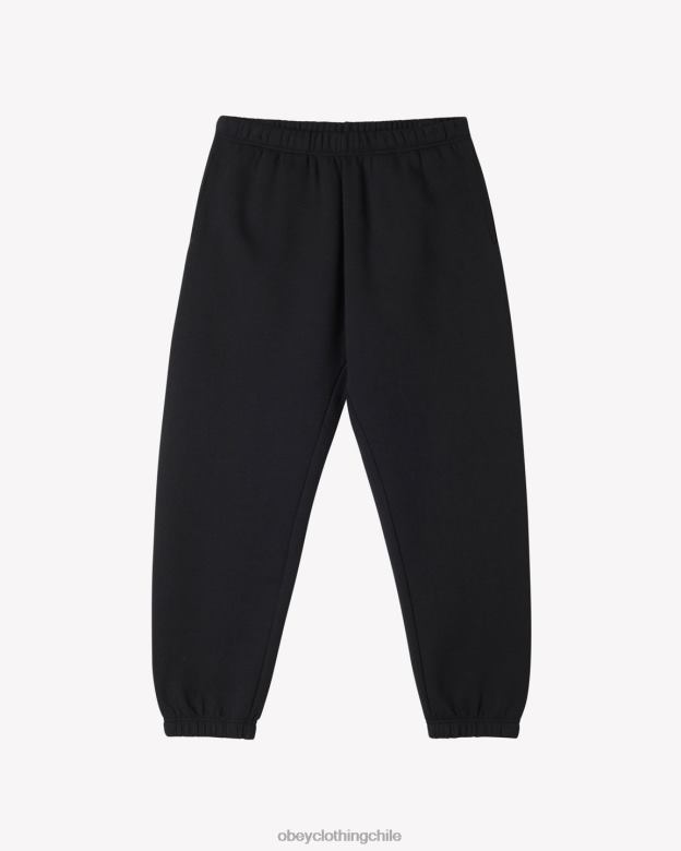 ropa 40VX26 hombres est. trabaja ojos pantalón deportivo OBEY negro