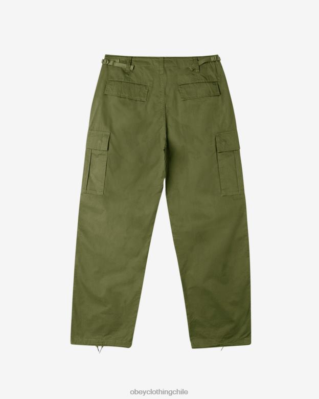 ropa 40VX29 hombres pantalones cargo big timer OBEY ejército
