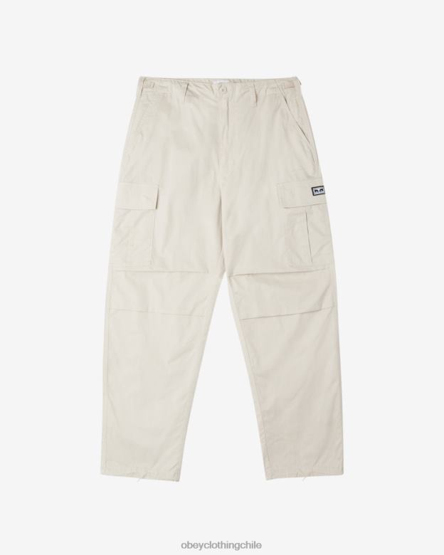 ropa 40VX30 hombres pantalones cargo big timer OBEY Gris plateado