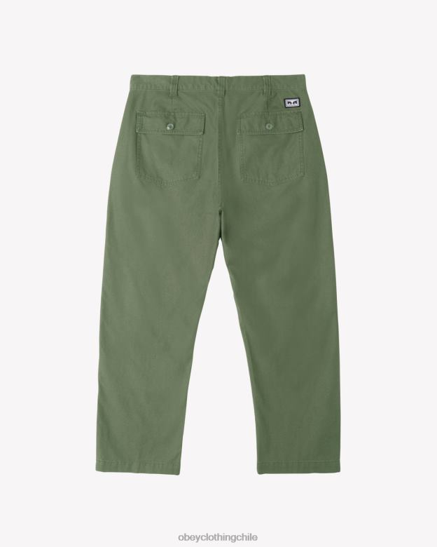 ropa 40VX33 hombres pantalones utilitarios big timer OBEY ejército de reconocimiento