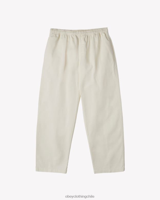 ropa 40VX3 hombres pantalón de sarga fácil OBEY sin blanquear