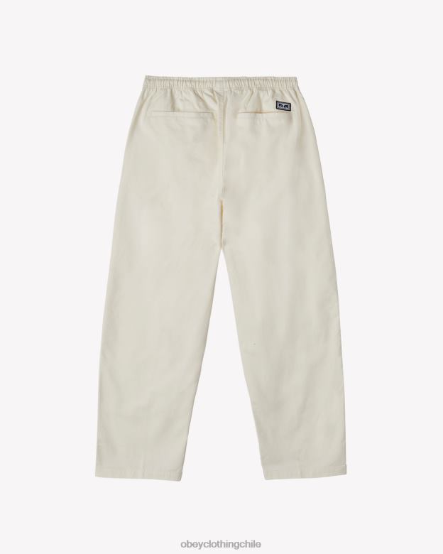 ropa 40VX3 hombres pantalón de sarga fácil OBEY sin blanquear