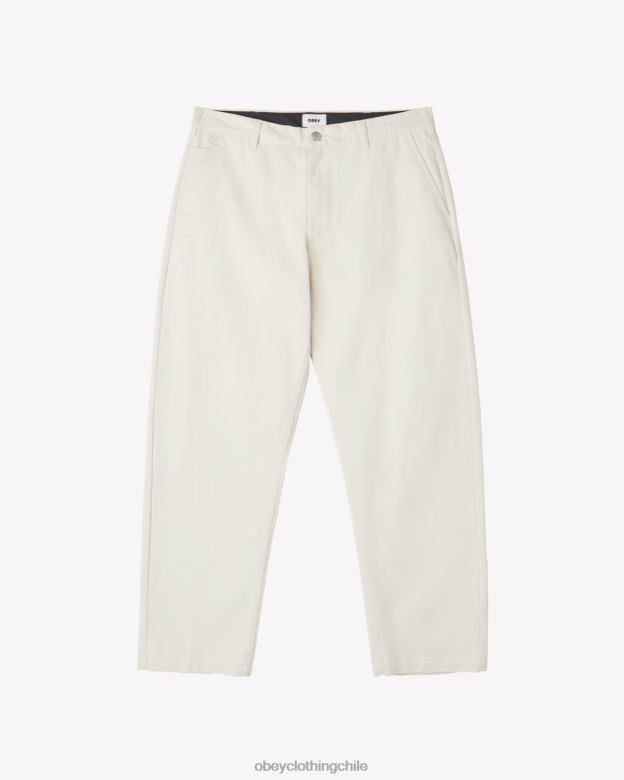 ropa 40VX45 hombres pantalón de trabajo duro OBEY sin blanquear