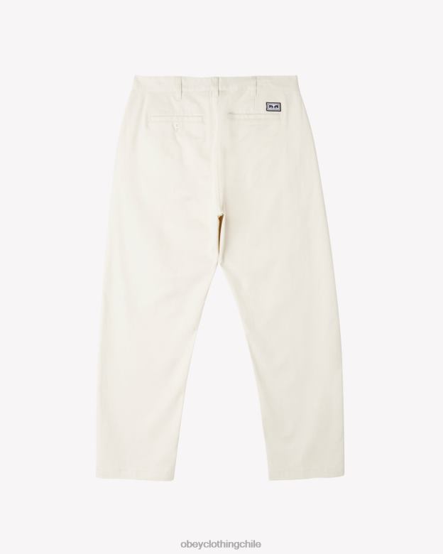 ropa 40VX45 hombres pantalón de trabajo duro OBEY sin blanquear