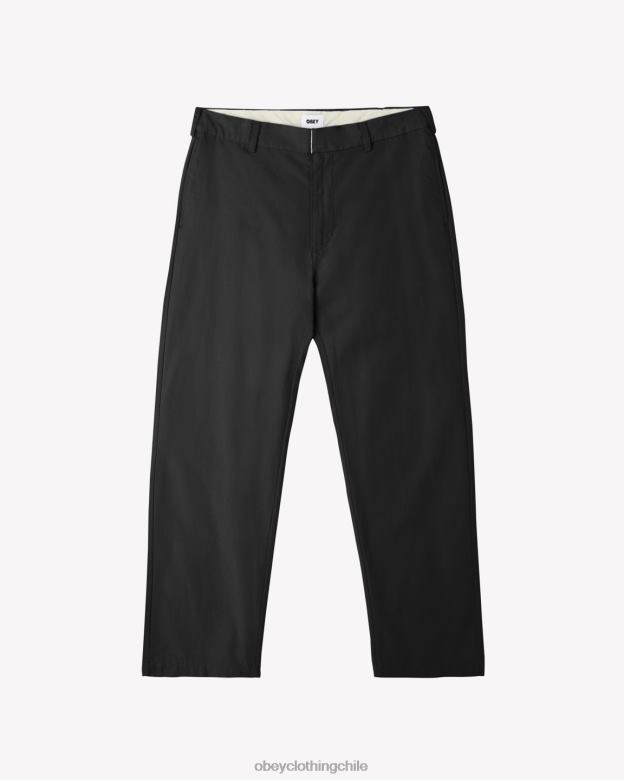 ropa 40VX47 hombres pantalón de trabajo de popelina big timer OBEY arcilla