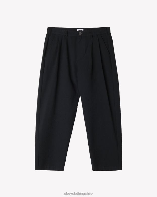 ropa 40VX48 hombres pantalón fubar de sirsaca OBEY negro
