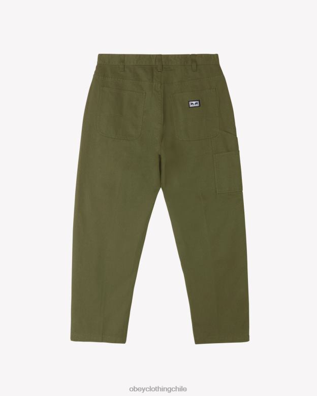 ropa 40VX4 hombres pantalón de carpintero de trabajo duro OBEY ejército
