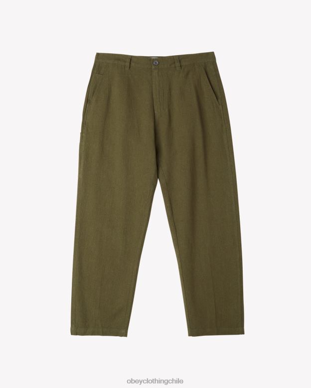 ropa 40VX52 hombres pantalón de carpintero de lino de trabajo duro OBEY ejército de reconocimiento