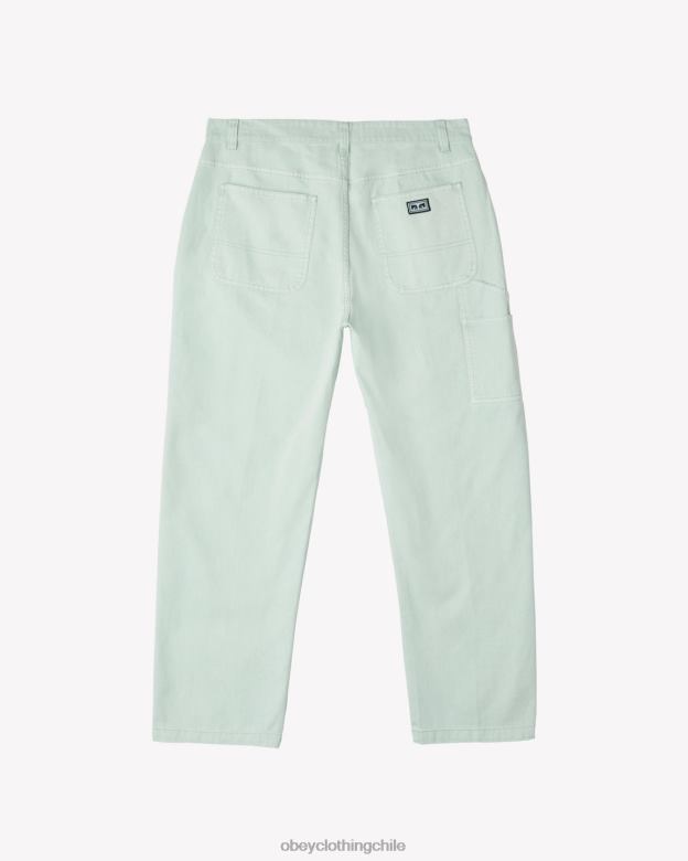 ropa 40VX55 hombres pantalón de carpintero con pigmentos de trabajo duro OBEY spray de surf de pigmento