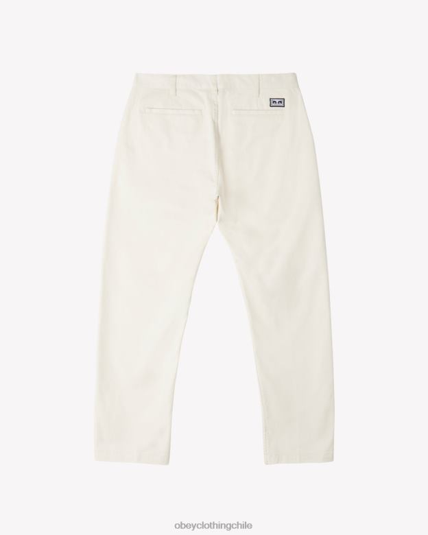 ropa 40VX60 hombres pantalón de trabajo rezagado OBEY sin blanquear