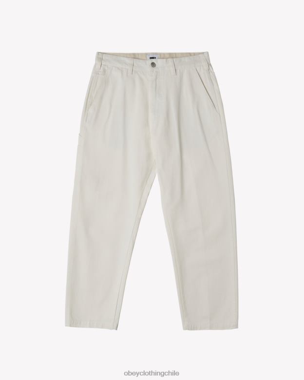 ropa 40VX7 hombres pantalón de carpintero de trabajo duro OBEY sin blanquear