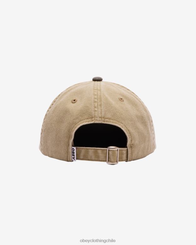 accesorios 40VX412 hombres pigmento ii tono minúsculas 6 paneles OBEY pigmento caqui multi