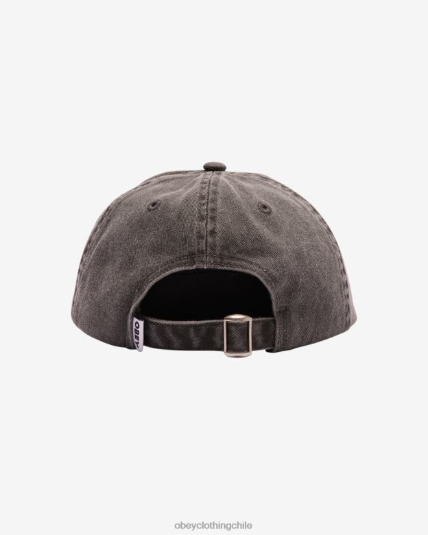 accesorios 40VX416 hombres pigmento minúscula 6 paneles OBEY pigmento negro