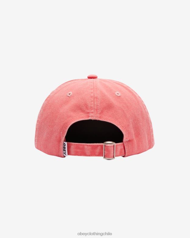 accesorios 40VX417 hombres pigmento minúscula 6 paneles OBEY pigmento coralino