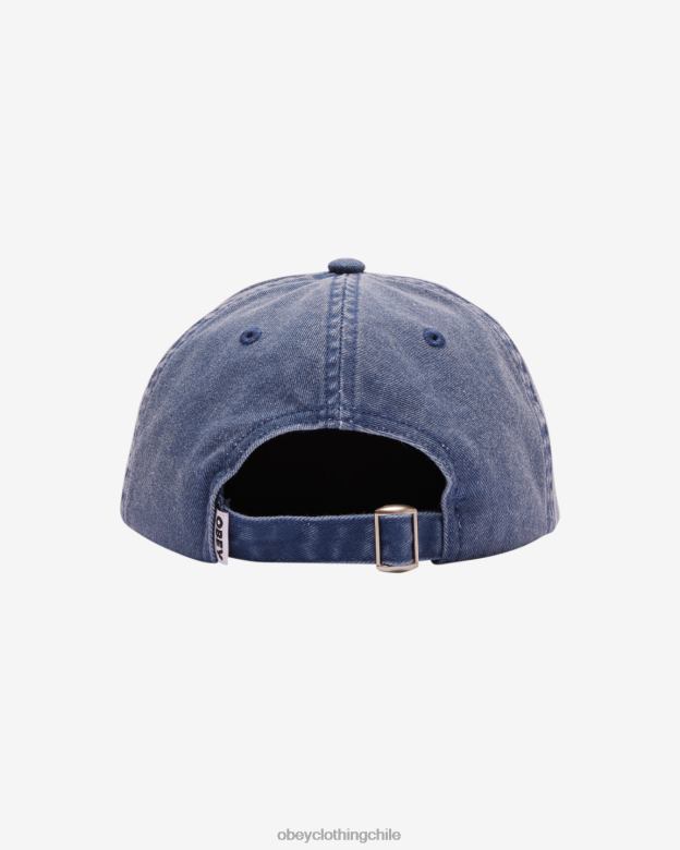 accesorios 40VX418 hombres pigmento minúscula 6 paneles OBEY pigmento azul marino