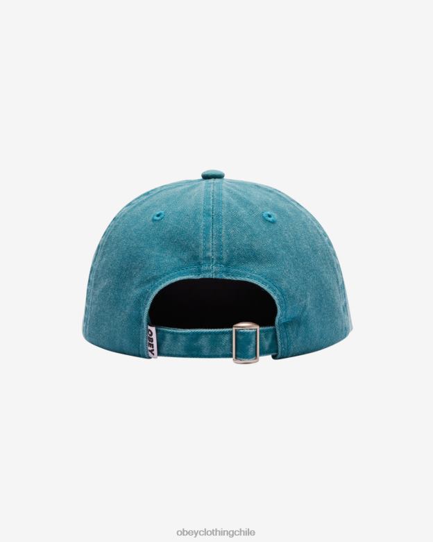 accesorios 40VX419 hombres pigmento minúscula 6 paneles OBEY pigmento verde azulado