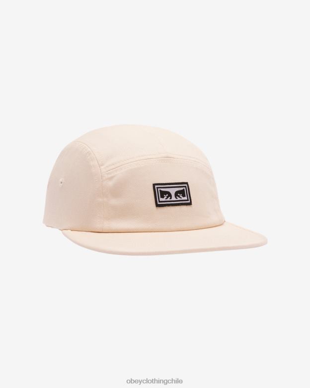 accesorios 40VX428 hombres sombrero de campamento con ojos de icono OBEY sin blanquear