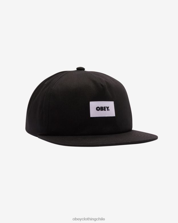 accesorios 40VX430 hombres etiqueta negrita ii espalda orgánica OBEY negro