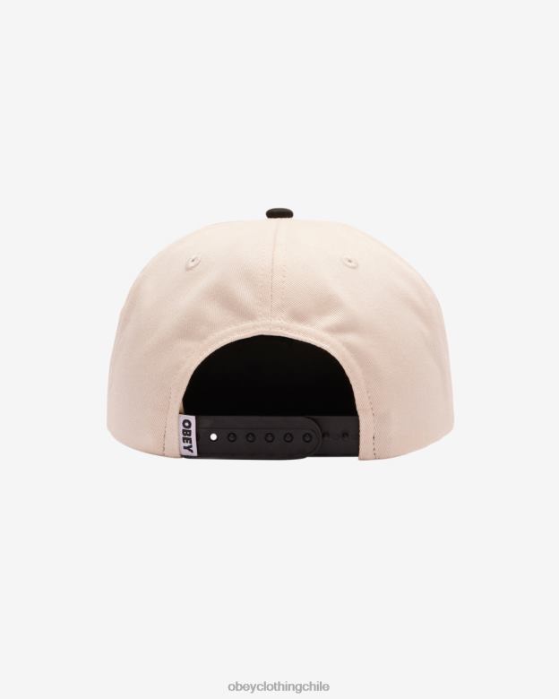 accesorios 40VX432 hombres funda snapback de 5 paneles OBEY negro múltiple