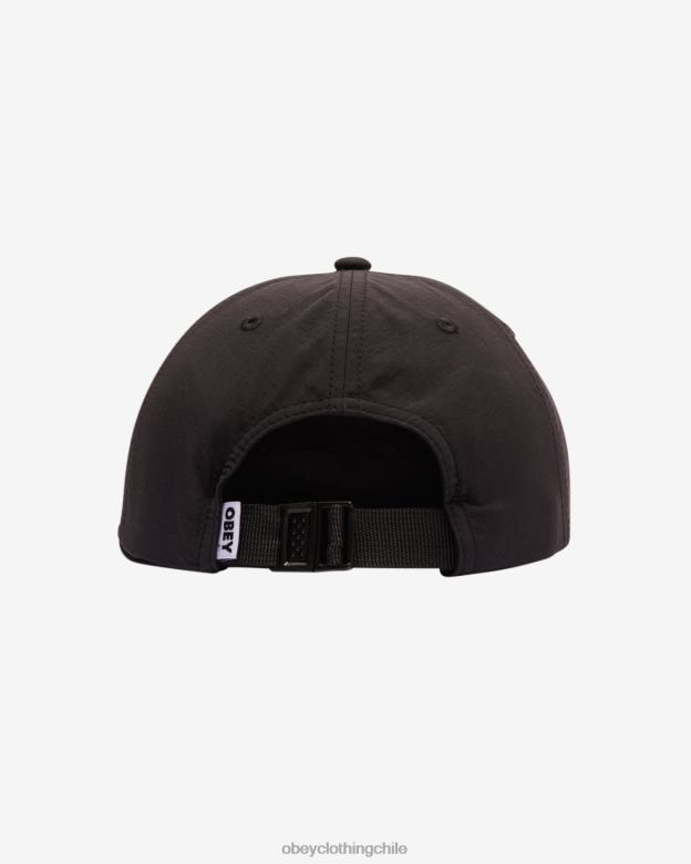 accesorios 40VX450 hombres Strapback posi división 6 paneles OBEY negro