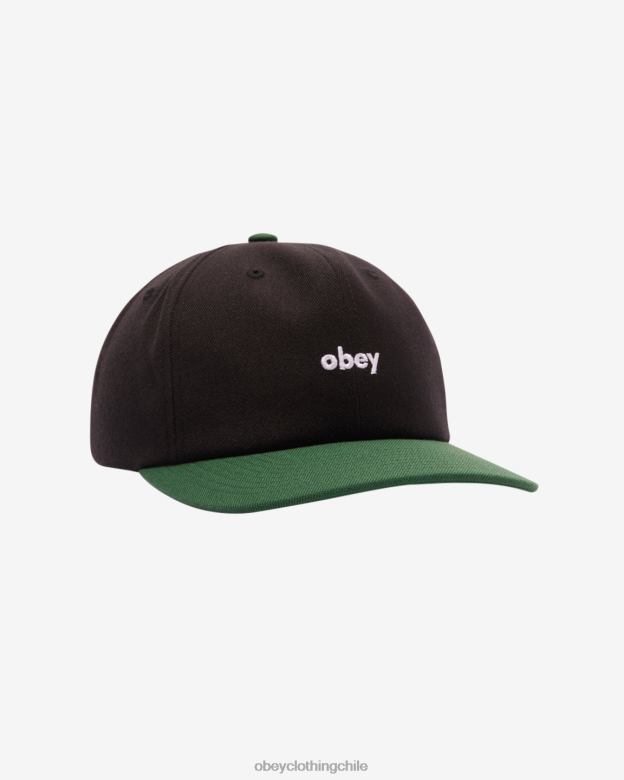 accesorios 40VX454 hombres ii tono minúsculas 6 paneles OBEY negro múltiple