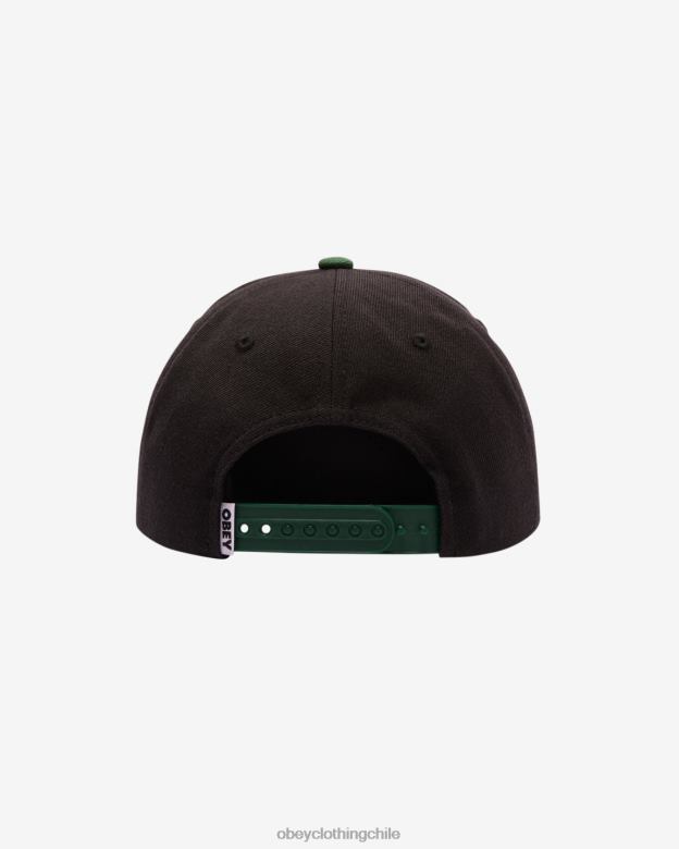 accesorios 40VX454 hombres ii tono minúsculas 6 paneles OBEY negro múltiple