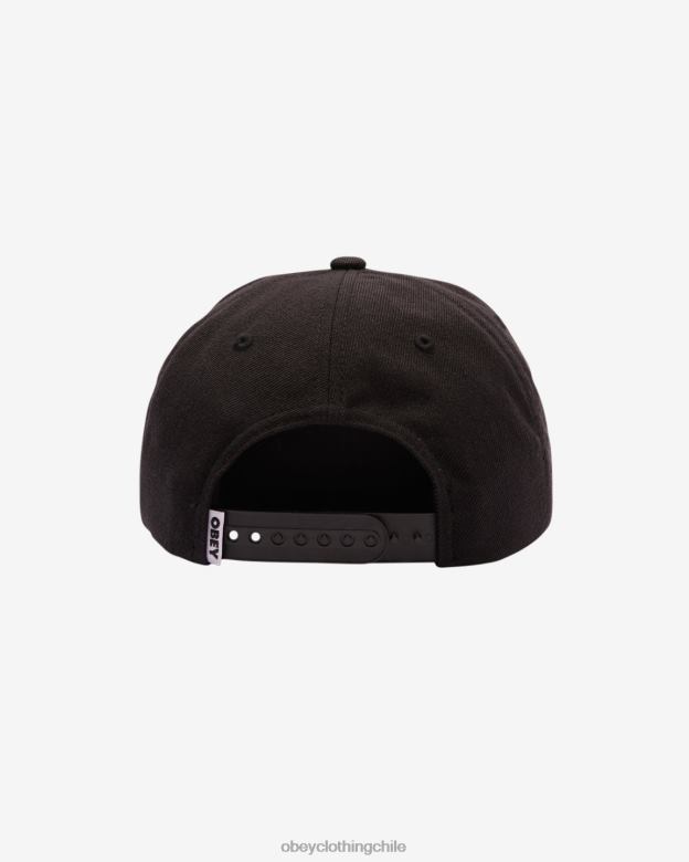 accesorios 40VX463 hombres minúsculas 6 paneles OBEY negro