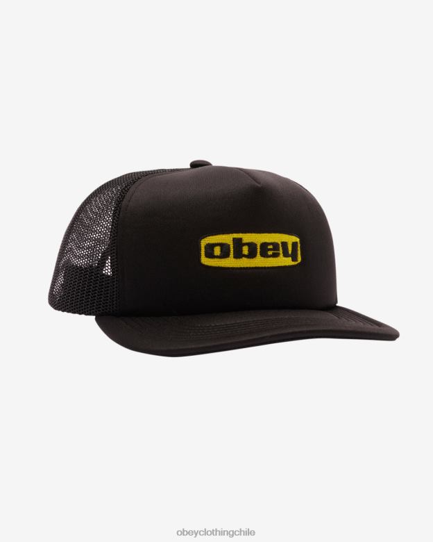 accesorios 40VX476 hombres camionero directo OBEY negro
