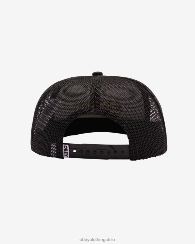 accesorios 40VX476 hombres camionero directo OBEY negro