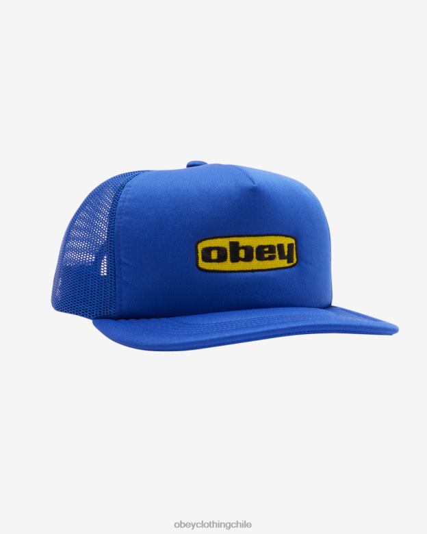 accesorios 40VX477 hombres camionero directo OBEY surf azul