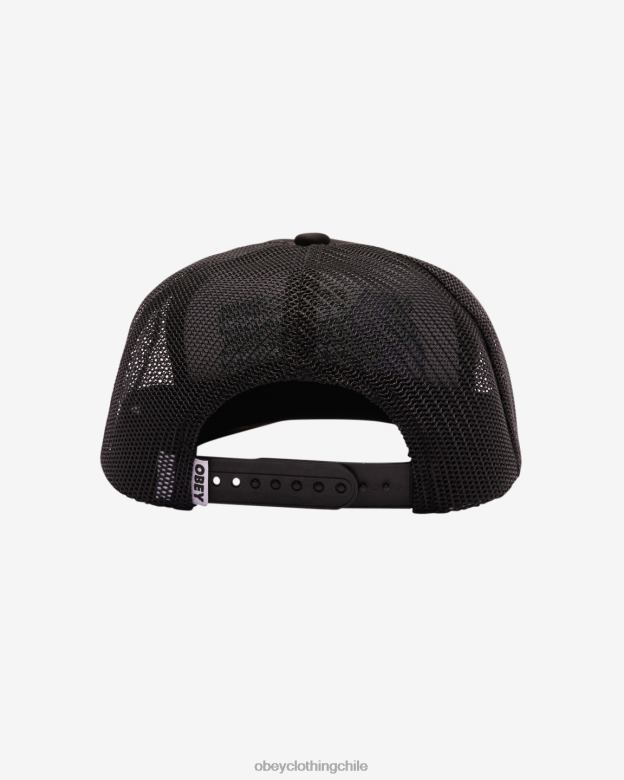 accesorios 40VX478 hombres camionero de la vida OBEY negro