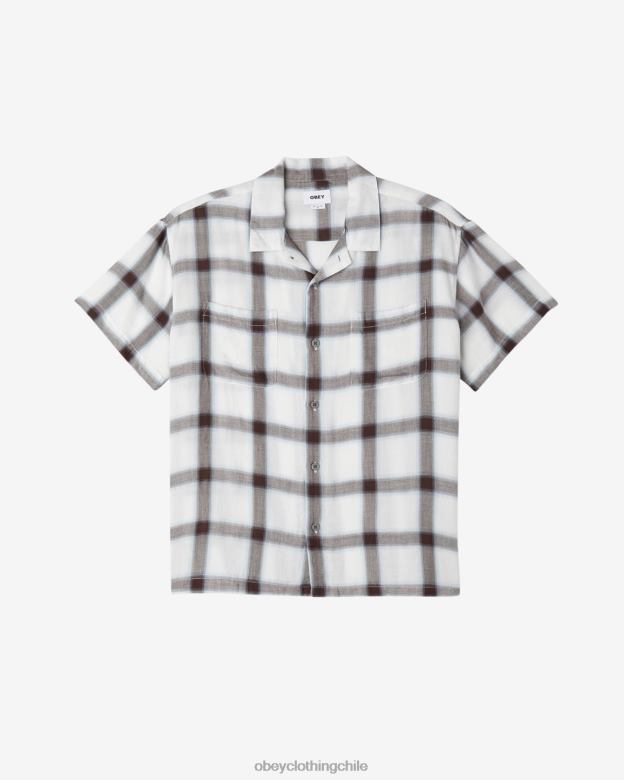 ropa 40VX135 hombres camisa ambiental OBEY multi sin blanquear