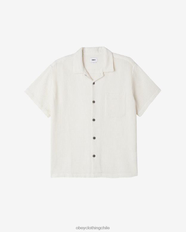 ropa 40VX137 hombres camisa de equilibrio OBEY sin blanquear