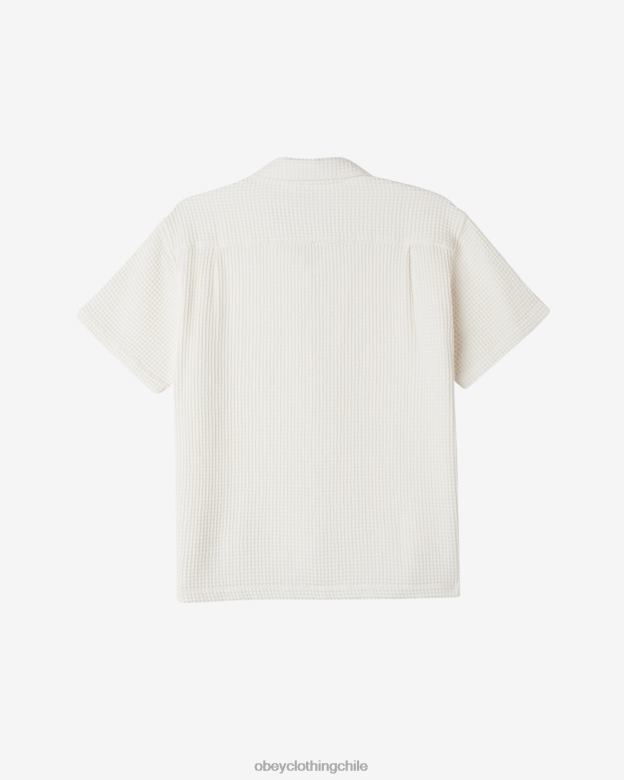 ropa 40VX137 hombres camisa de equilibrio OBEY sin blanquear