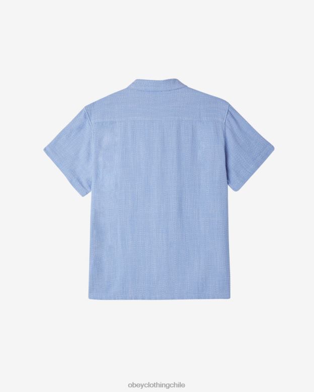 ropa 40VX138 hombres camisa de plumas OBEY hortensia