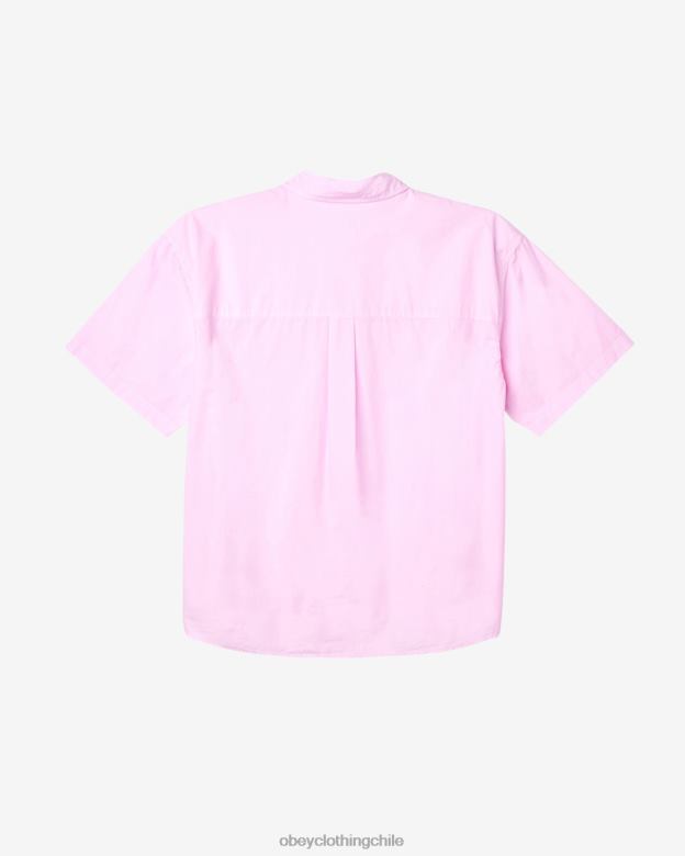 ropa 40VX145 hombres camisa de pigmento sully OBEY pirueta de pigmento