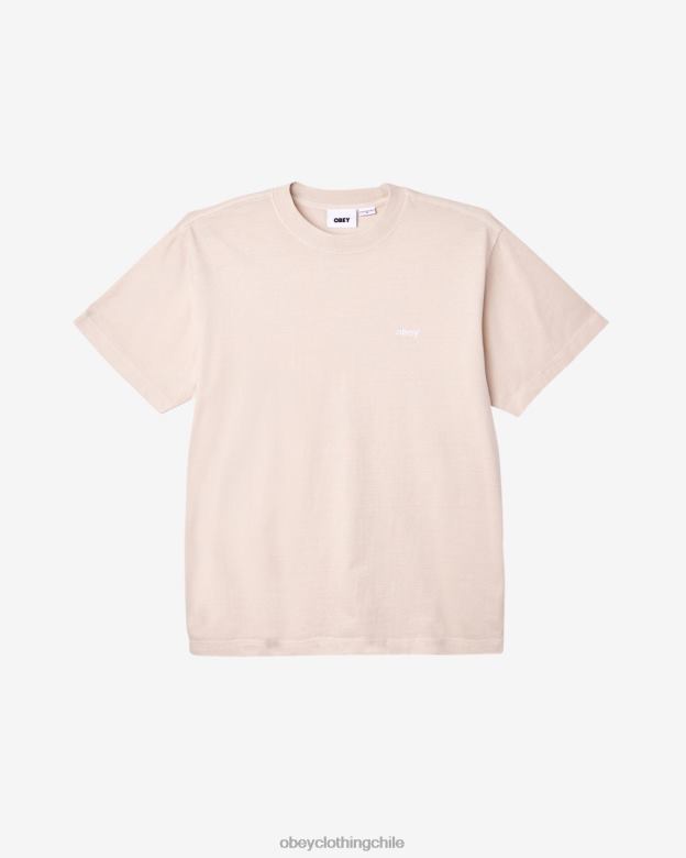 ropa 40VX102 hombres camiseta con pigmentos en minúsculas OBEY arcilla pigmentada