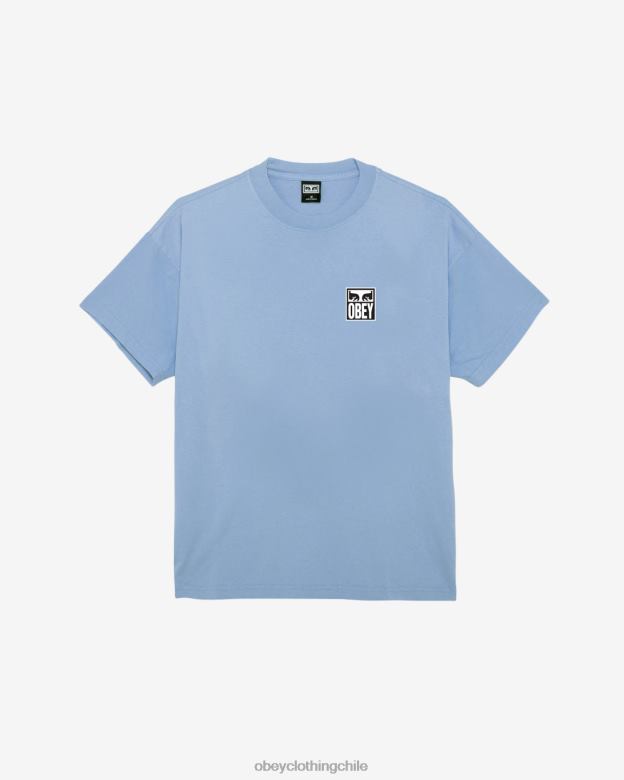 ropa 40VX270 hombres camiseta de peso pesado Eyes Icon II OBEY hortensia