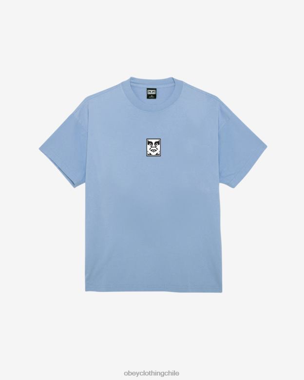 ropa 40VX276 hombres camiseta con icono de peso pesado OBEY hortensia