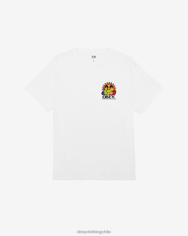 ropa 40VX293 hombres El futuro son los frutos de nuestra camiseta clásica laboral. OBEY blanco